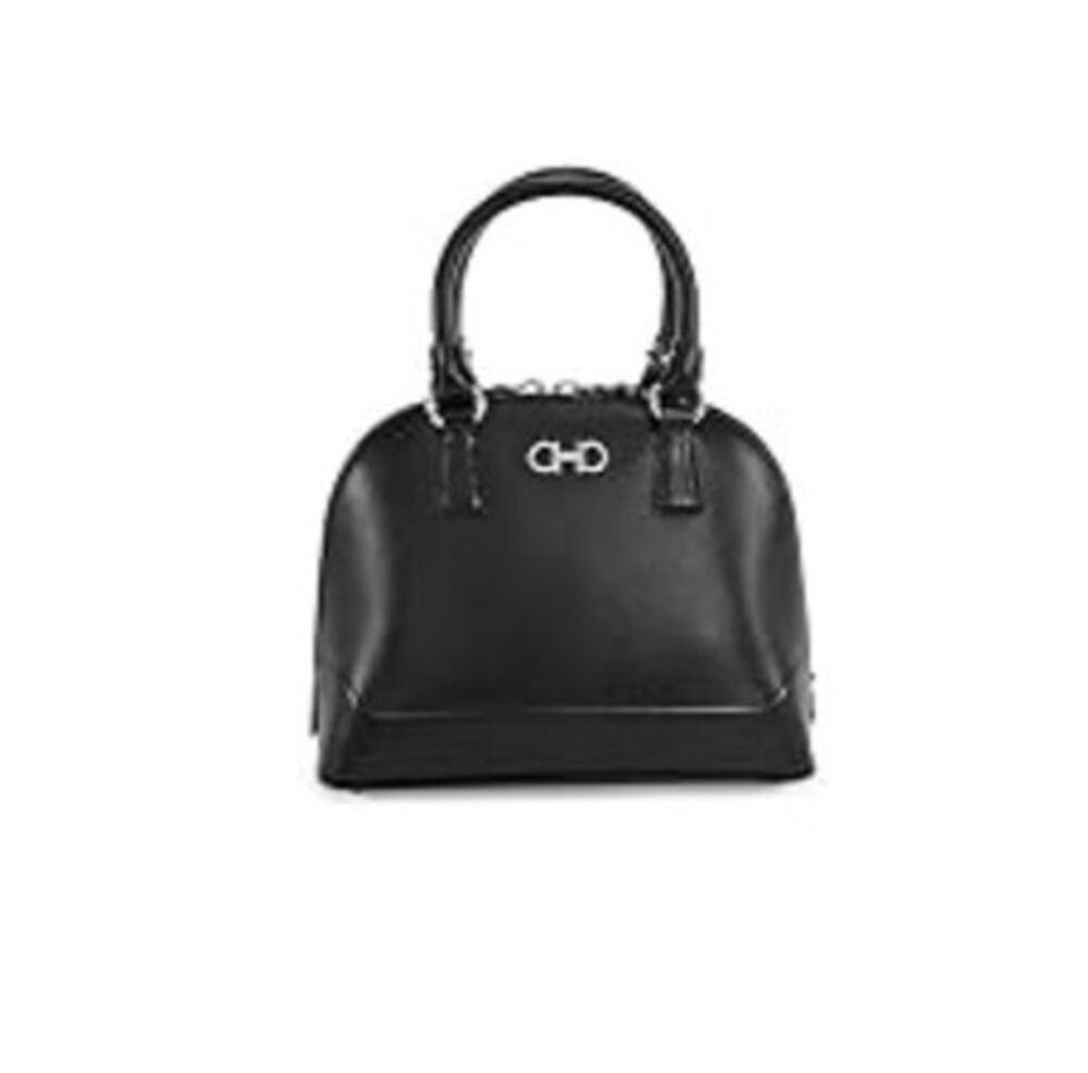 Salvatore Ferragamo Mini Darina Dome Purse - Nero